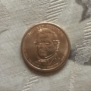 Millard Fillmore dollar coin 13th president